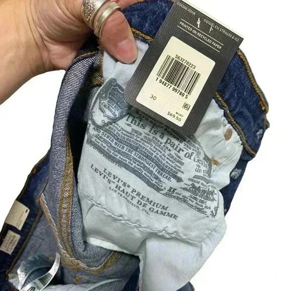 Levi’s 501 Distressed Shorts - Picture 3 of 7